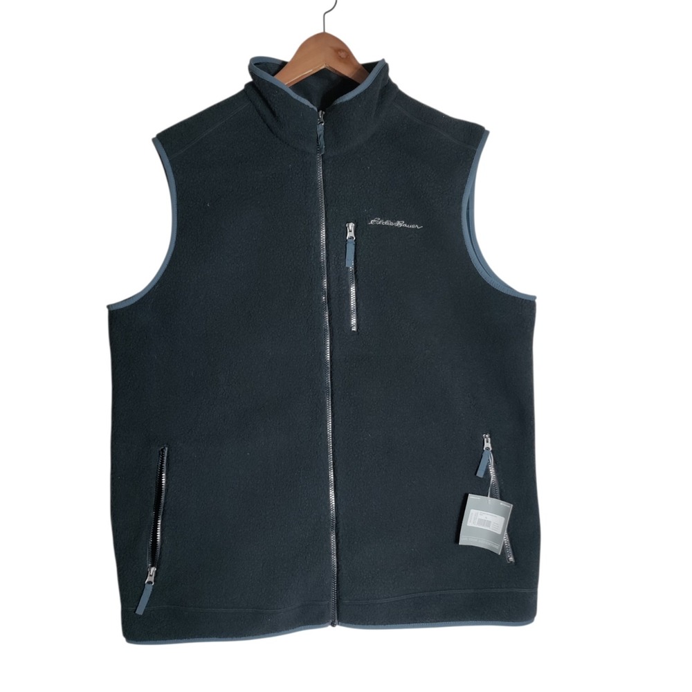 eddie bauer Mr Quest 300 Fleece Vest Pumice‎ -L- Size